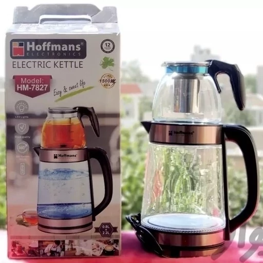 چای ساز هافمن روهمی (طراحی زیبا LED) (2.2L) (کیفیت عالی) HM-7827