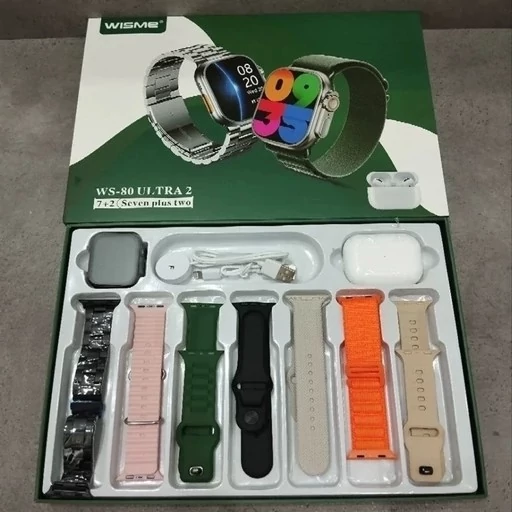 ساعت هوشمند هفت بند WISMEمدل WS-80 ULTRA2