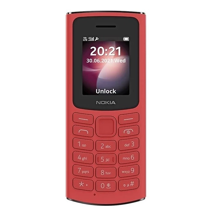 گوشی ساده نوکیا مدل 105  سال 2021  105 Nokia  دو سیمکارت  (بدون گارانتی شرکتی)