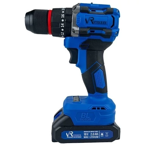 دریل شارژی 18 ولت براشلس ویوارکس مدل VR1810V-IBL