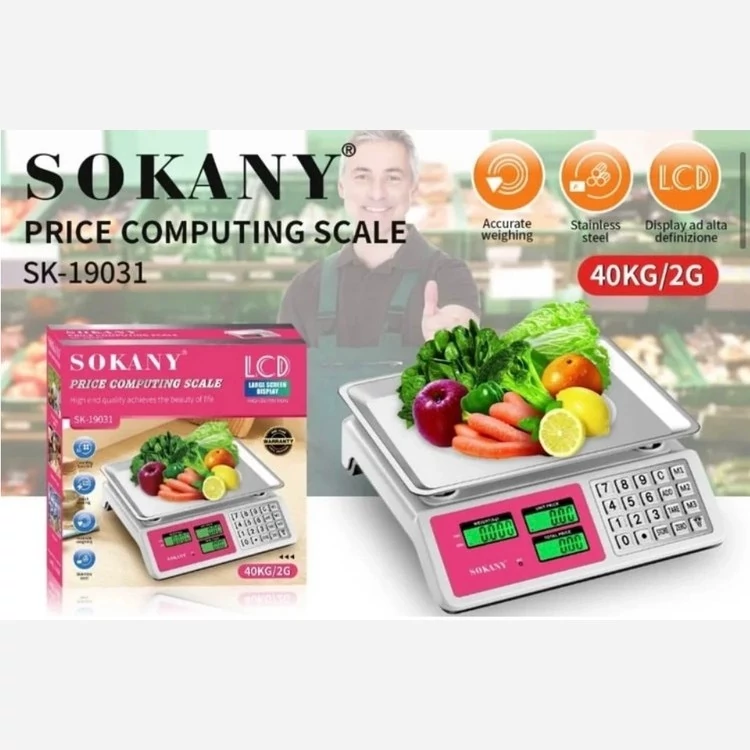 ترازو 40 کیلویی دیجیتال سوکانی- مدل SK19021