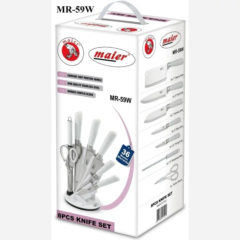 سرویس چاقو 8 پارچه آشپرخانه مایر MR-59G