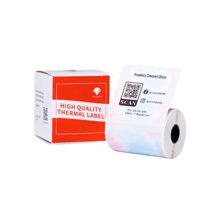 لیبل حرارتی رنگارنگ 50 /50 میلی متر برای پرینتر M110/M120/M200/M220/M221
