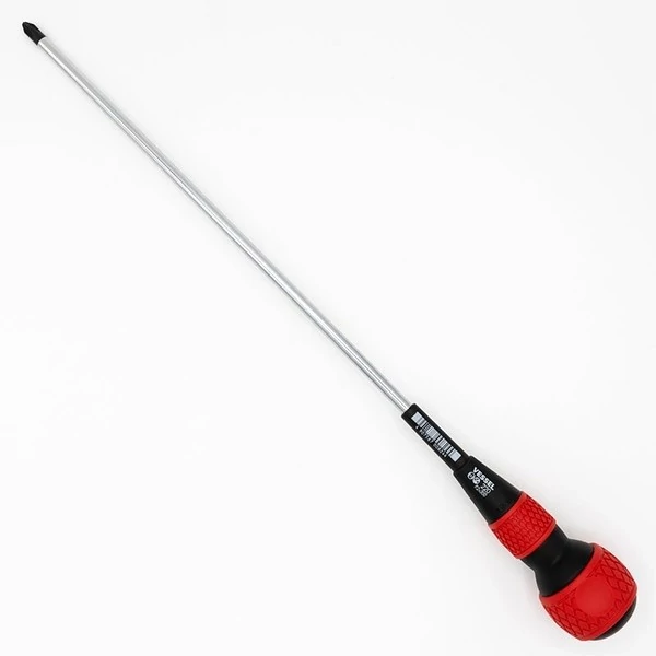 پیچ گوشتی چهارسو وسل مدل ballgrip220(PH2x300) سایز 300 میلی متر
