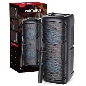 اسپیکر بلوتوثی قابل حمل همراه با میکروفون بی سیم مدل KTX-2032