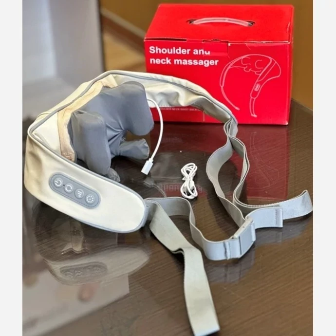 ماساژور گردن و شانه اورجینال مدل HJ-188   کرم ا Shoulder and neck massager ماسا