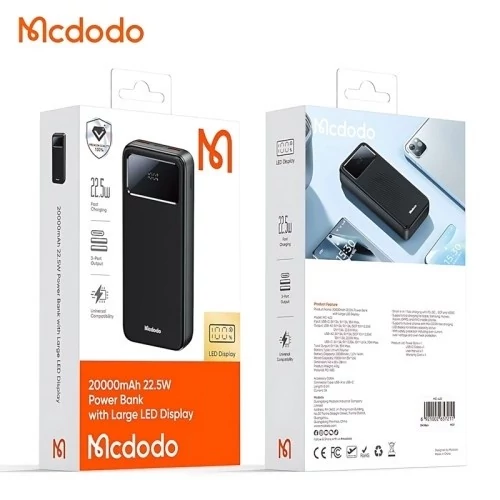 پاوربانک مک دودو مدل MC-4230 ظرفیت 20000 میلی آمپر ساعت