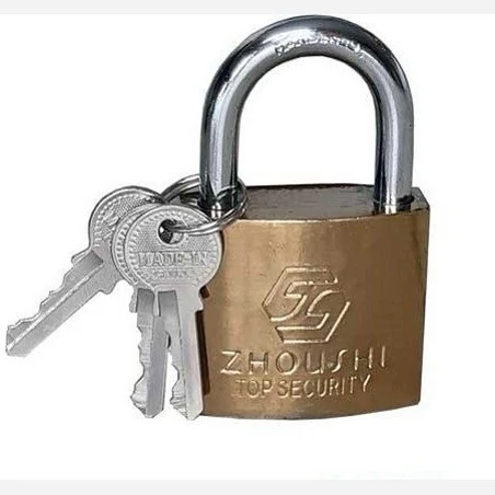 قفل آویز زرد 50 ZHOUSHI