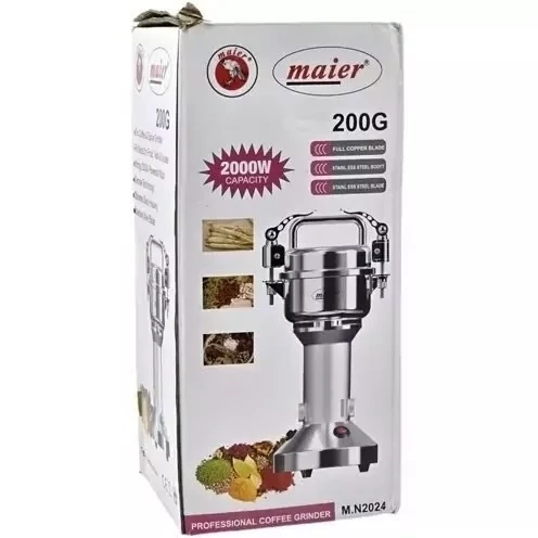 آسیاب صنعتی مایر 200 گرمی قدرت 2000 وات مدل M.N2024
