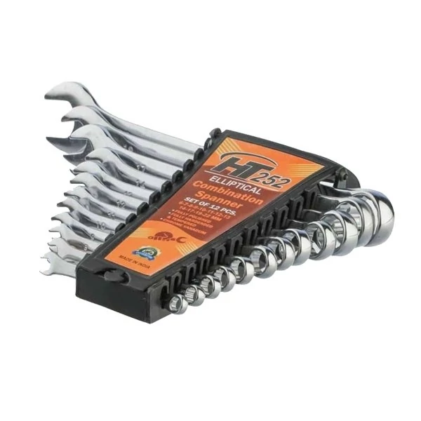 آچار یکسر تخت و یکسر رینگی  مدل HT 252 مجموعه 12 عددی 4.7