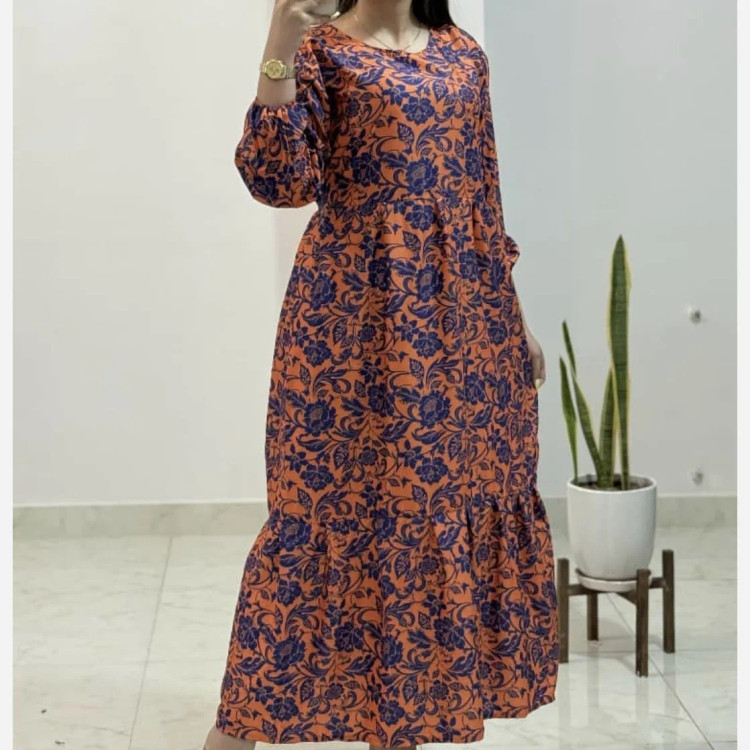 پیراهن فلور بوگاتی فری سایز قد 137