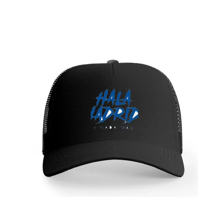 کلاه کپ پاد آفرین مدل رئال مادرید طرح فوتبالی کد 98 جنس کتان مناسب زنانه و مردانه