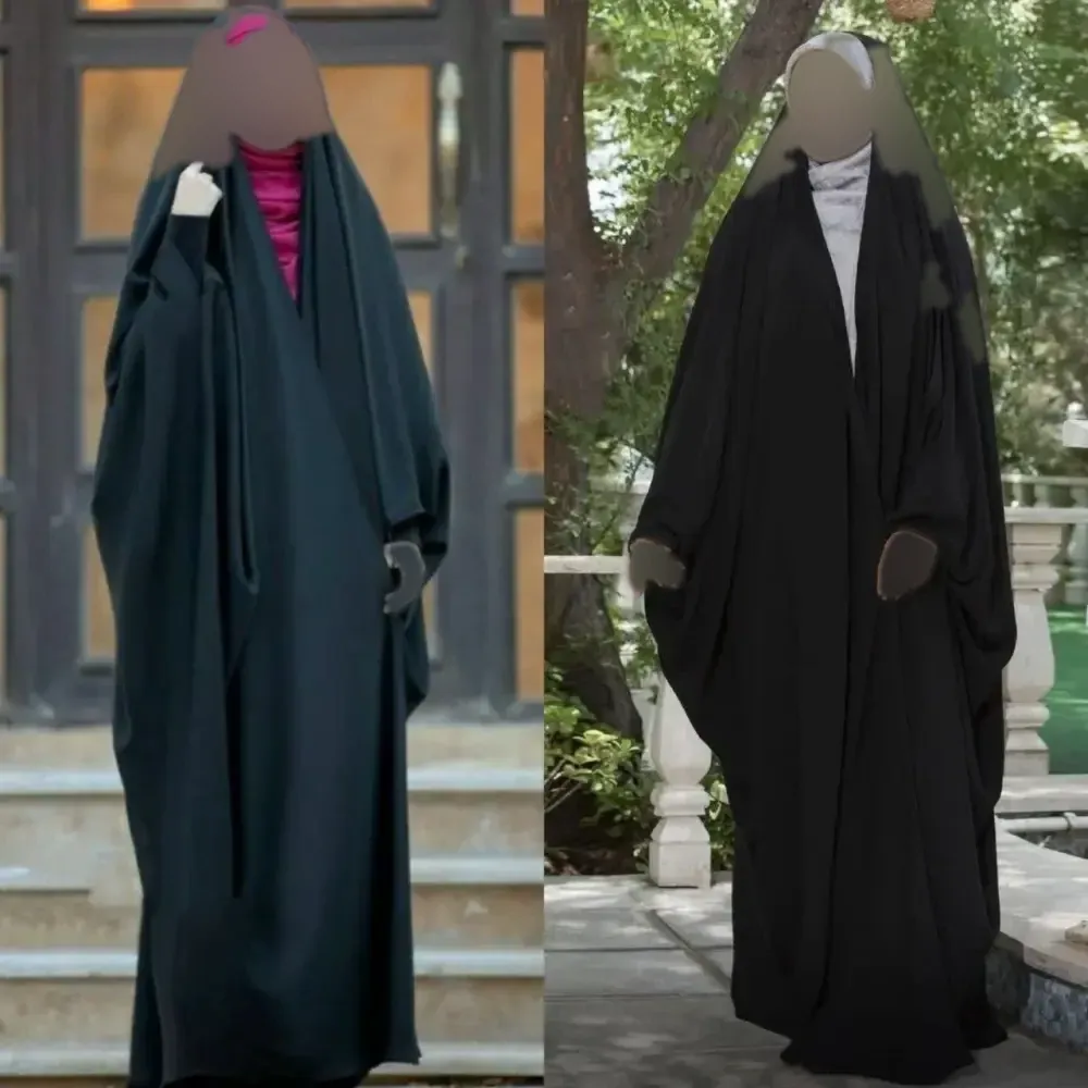 چادر جده عربی اصیل مشکی جنس کن کن ندا مروارید سایز 150 تا 170