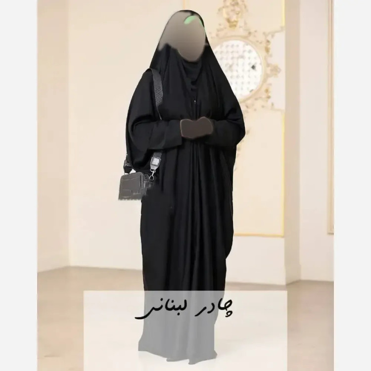 چادر جده پاپیونی سوپر ژرژت مشکی