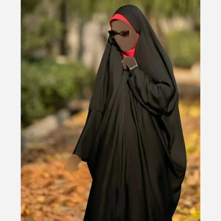 چادر جده پاپیونی سوپر ژرژت مشکی