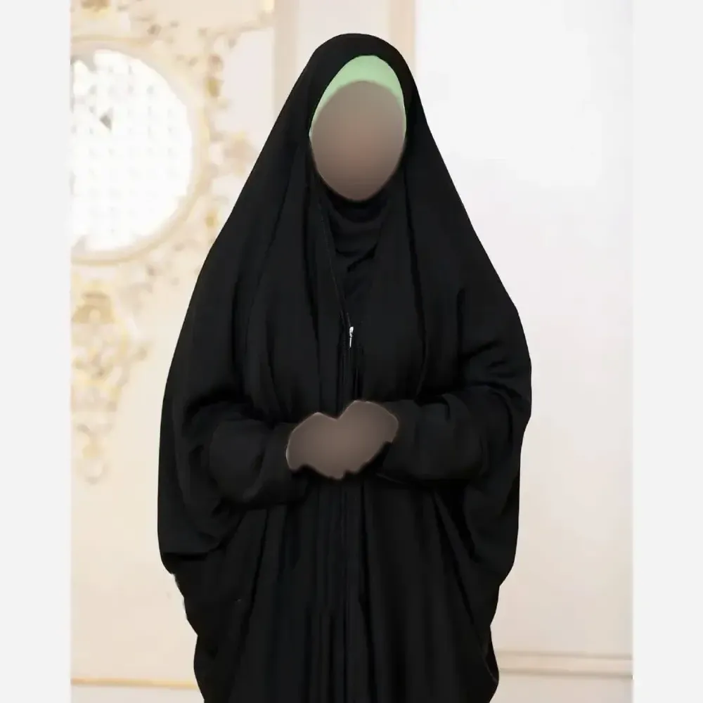 چادر جده پاپیونی سوپر ژرژت مشکی