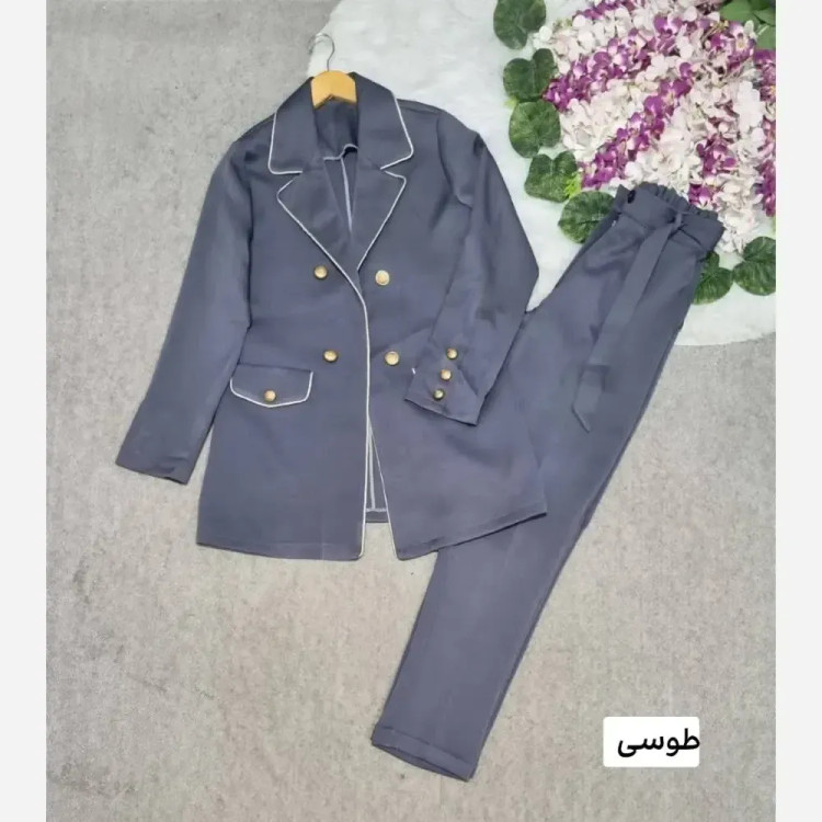 کت شلوار زنانه مازراتی مژگان فری سایز 36 تا 42