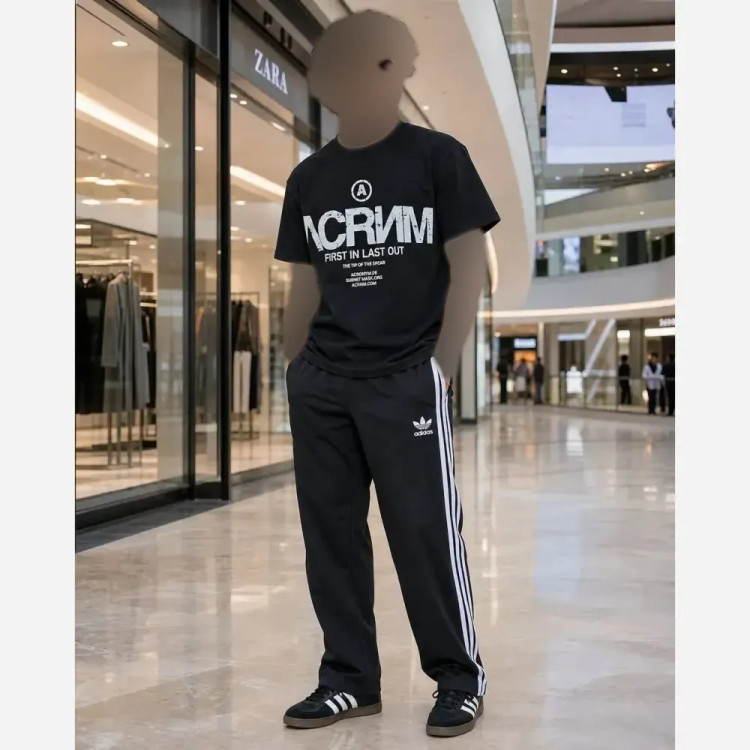 ست تیشرت و شلوار مردانه مدل ACRNM پنبه سوپر و اسپان نخ