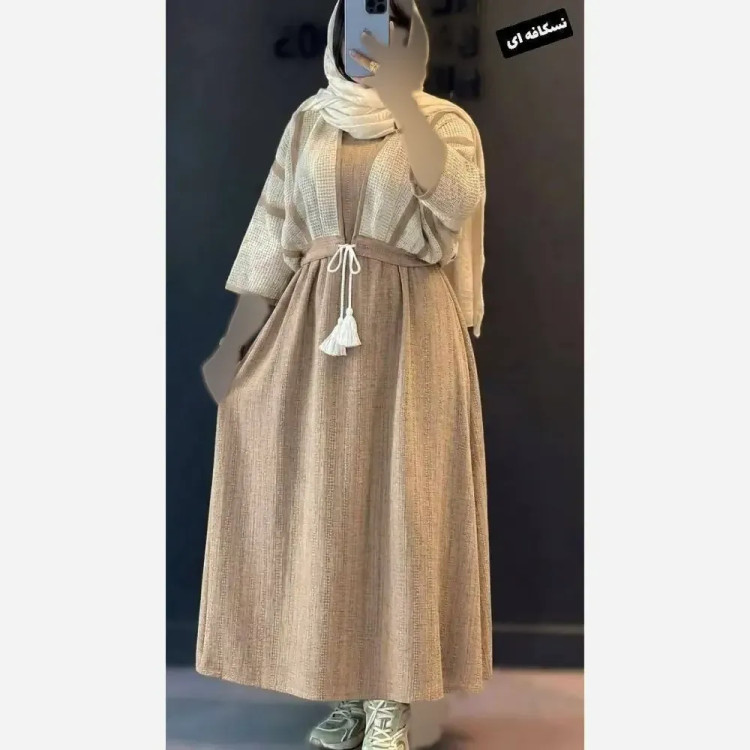 کت و سارافون زنانه جنس زیره شانتون و کت حصیری سایز 38 تا 46