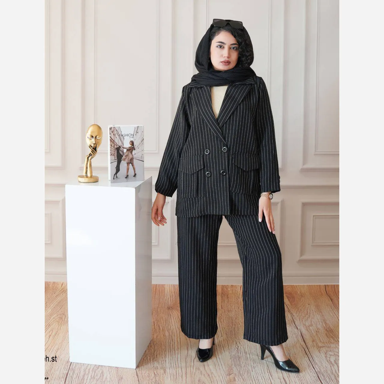 کت و شلوار زنانه مدل النا جنس صوفیا شانتون