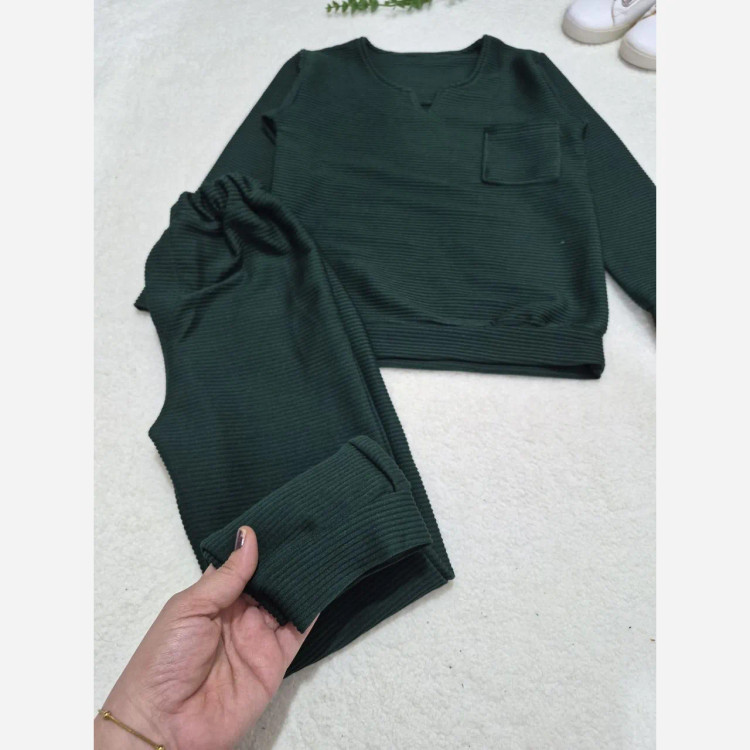 بلوز شلوار اسپرت بچگانه جنس کرکرهای سایز 40 45 50