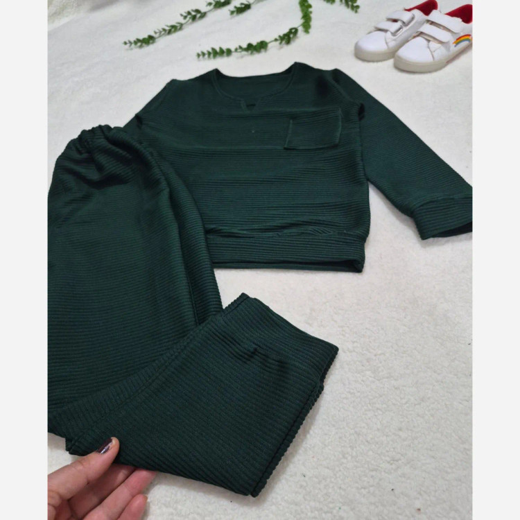 بلوز شلوار اسپرت بچگانه جنس کرکرهای سایز 40 45 50