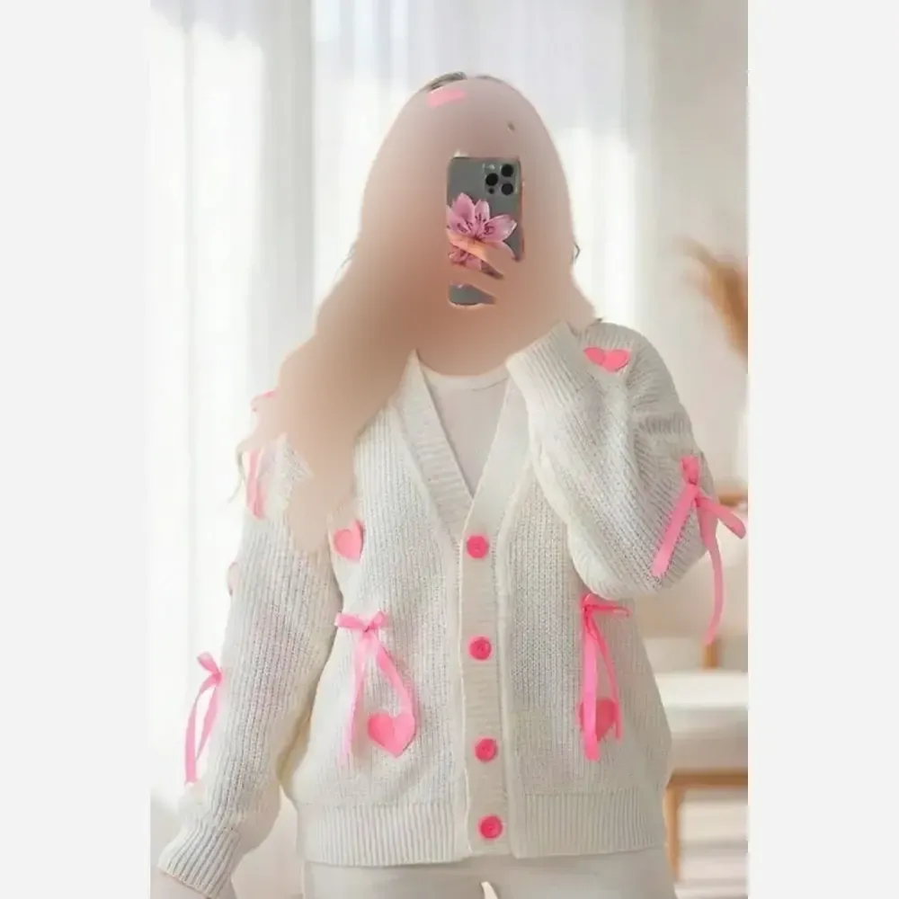 ژاکت بافت پینترستی قلبی زنانه بافت درجه یک گرم بالا سایزبندی 38 تا 50