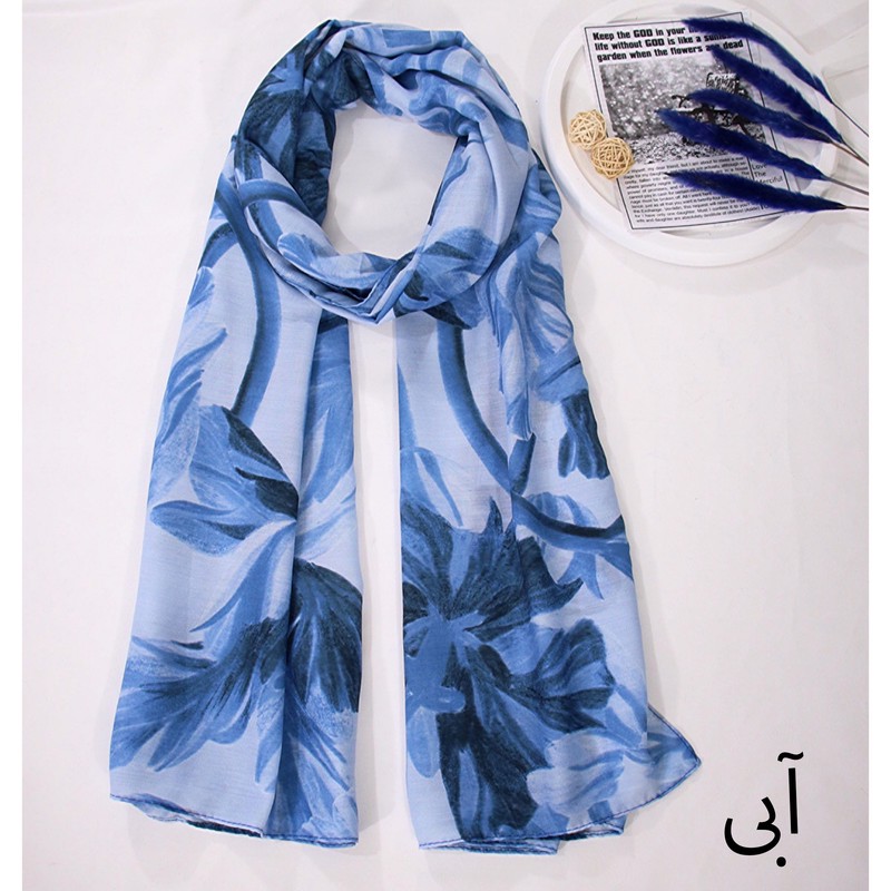 شال زنانه مدل نخی مزونی جدید آبرنگی کد ana-2602