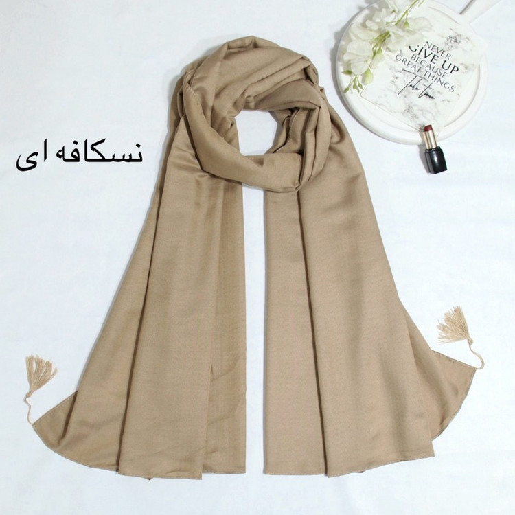 شال زنانه آنالیا مدل ساده دور دوخت لاکچری کد 9610