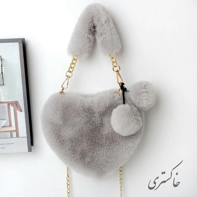 کیف رودوشی دخترانه مدل قلبی پولیشی