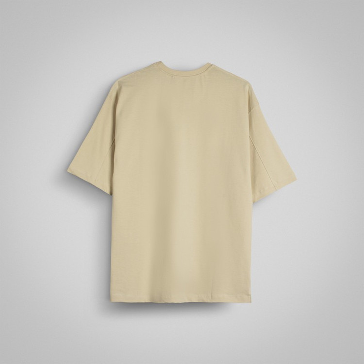 تی شرت باکسی مردانه طرح حروف مدل 1407