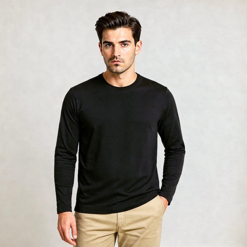 تی شرت آستین بلند مردانه آریا پارس مدل K