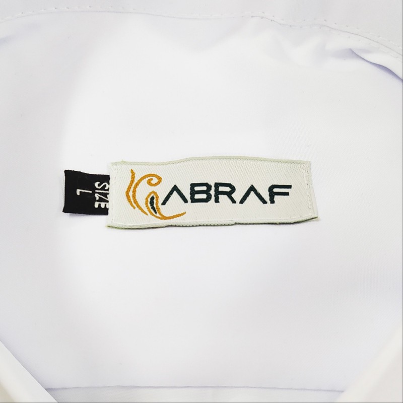 پیراهن آستین کوتاه یقه برگردان با تنخور معمولی (regular fit) مردانه ابراف مدل قاپک مخفی سپهر