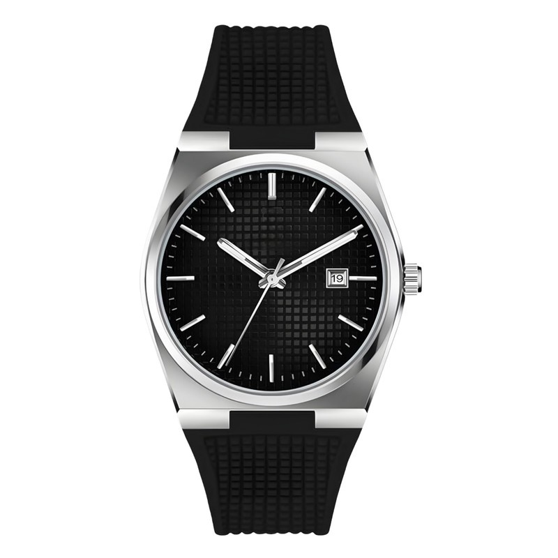 ساعت مچی عقربهای کوارتز مردانه مدل کلاسیک دیت جاست بند پیو کد 1
