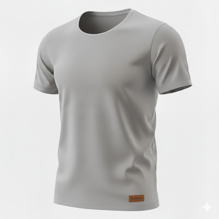 زیرپوش آستیندار یقه گرد مردانه پنبینه مدل نخ پنبه سوپر کامپکت ارگانیک