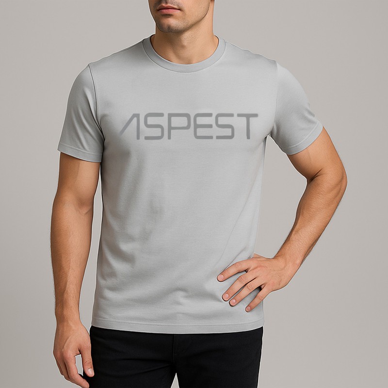 تیشرت آستین کوتاه مردانه اسپست مدل ASP-TBLK--D