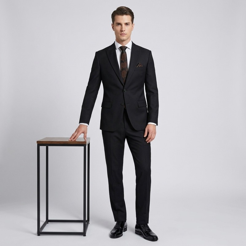 کت و شلوار مردانه مدل تک دکمه کد 764