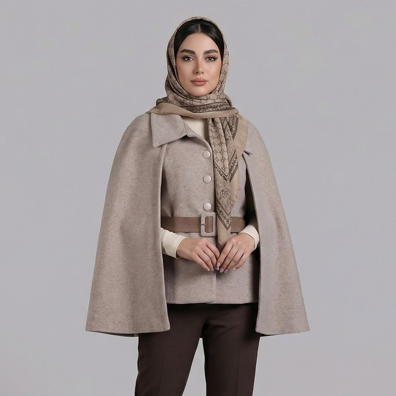 پالتو زنانه السانا مدل فوژان کد 2409