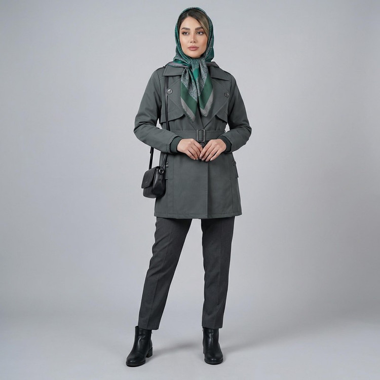 بارانی زنانه السانا مدل دیارا کد 2379