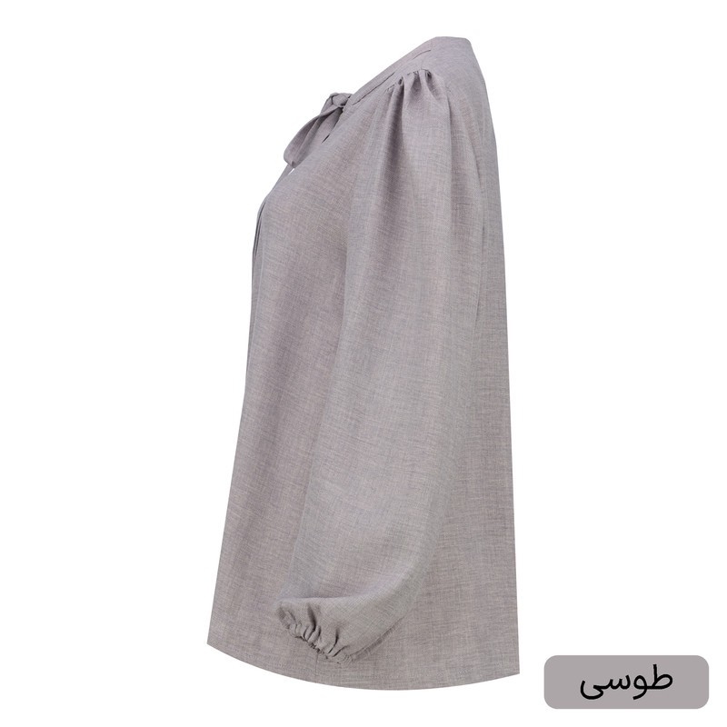 بلوز آستین بلند یقه ایستاده زنانه السانا مدل یاشگین کد 2472