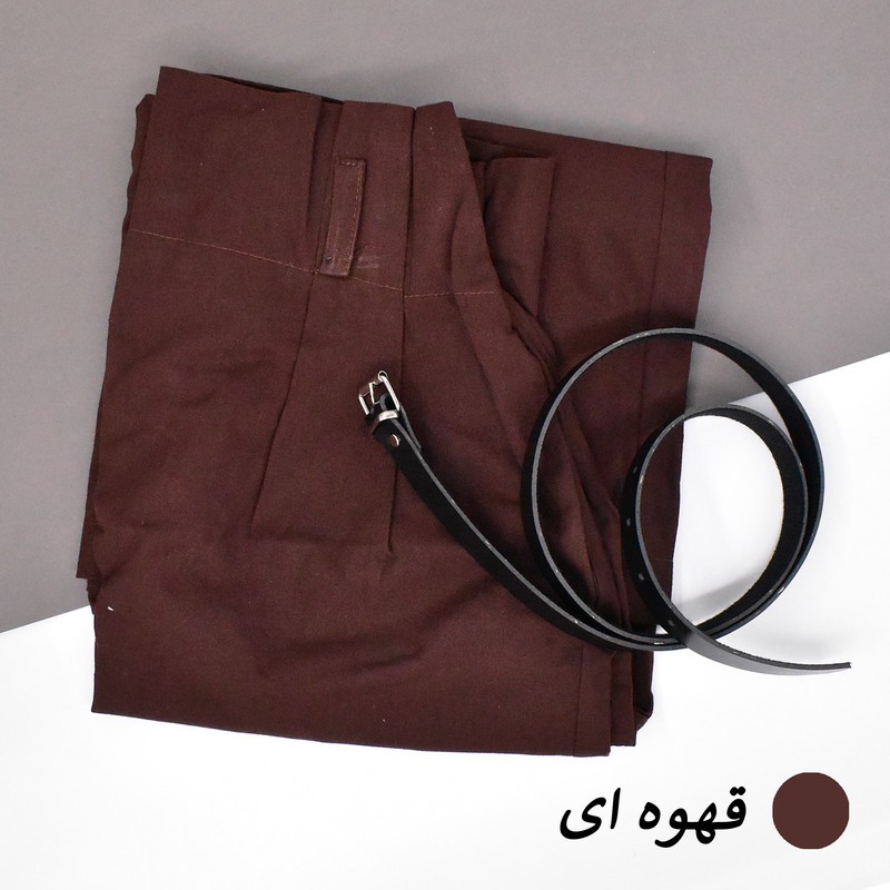 دامن شلواری زنانه لینن مدل Aura کد M5940