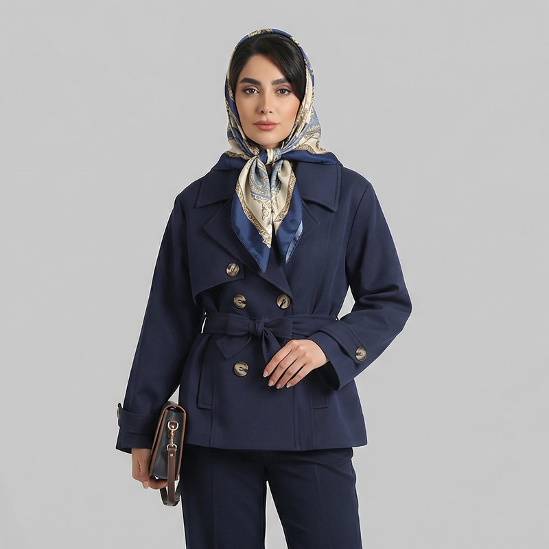 بارانی زنانه السانا مدل آژوان کد 2399