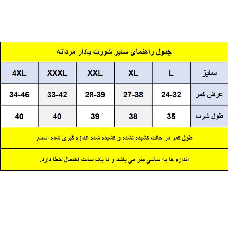 شورت مردانه مدل پادار کد BG3 بسته 3 عددی