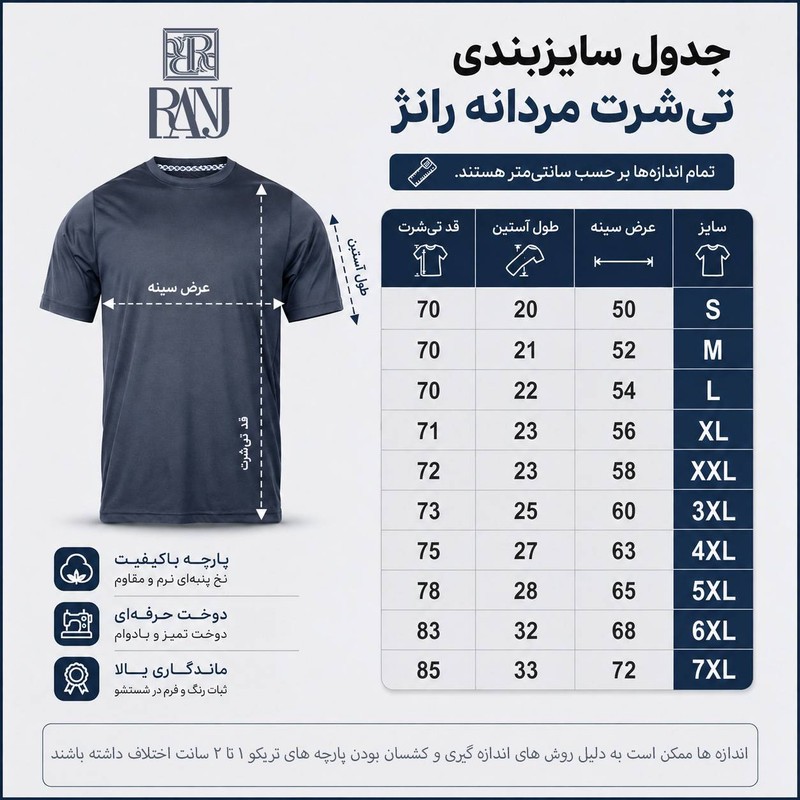 تی شرت آستین کوتاه مردانه رانژ مدل جیب دار کد 22RA04D05M-2473-01