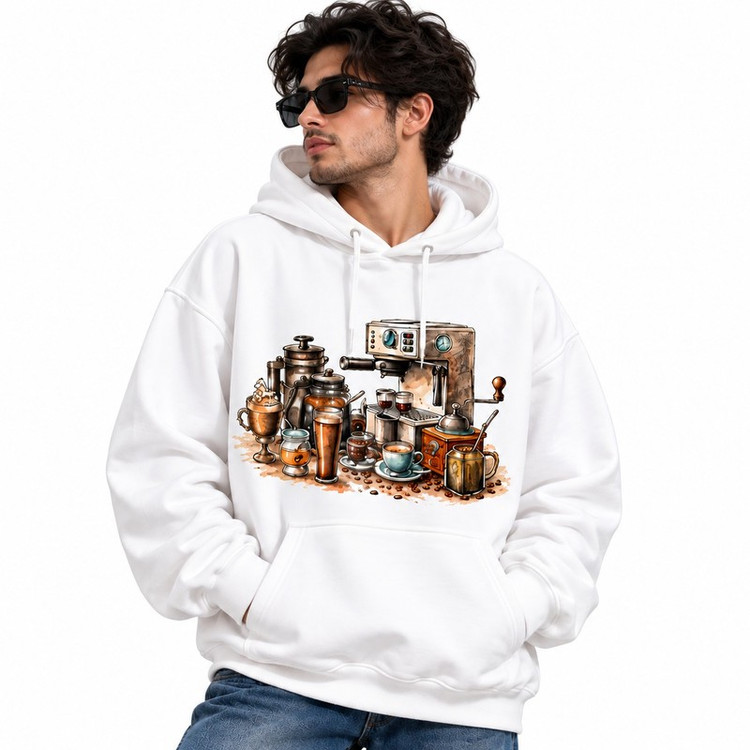 هودی چاپی مردانه پنبه سه نخ مدل ۰۰۶۰