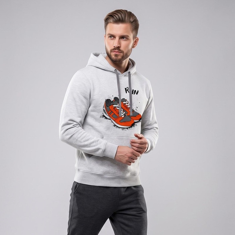 هودی مردانه طرح کتونی کد S165