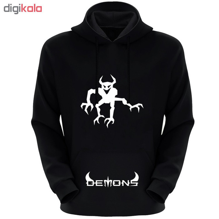 هودی مردانه طرح Demons کد F203