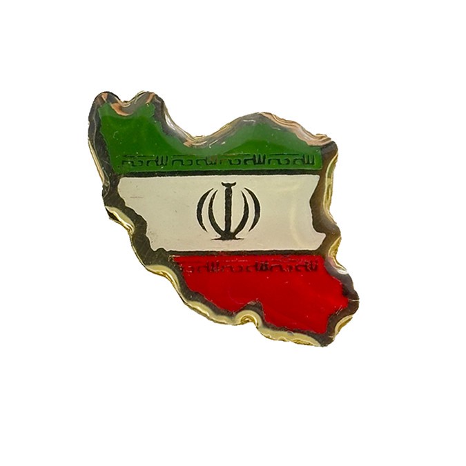 سنجاق سینه زنانه طرح نقشه ایران