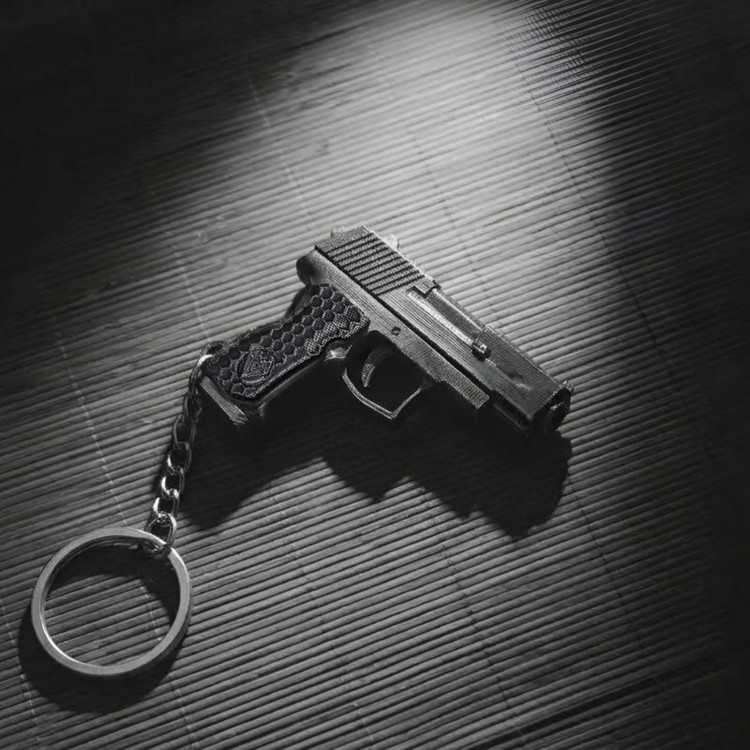 جاکلیدی مدل تفنگ کلت کمری