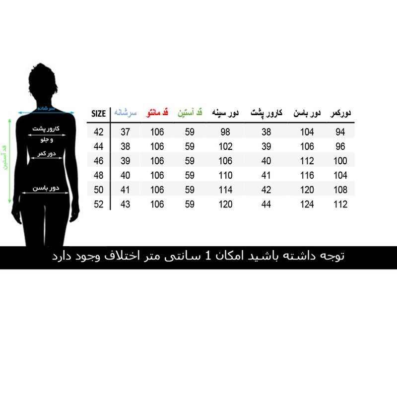 مانتو بلند زنانه السانا مدل فلورانس کد 68601